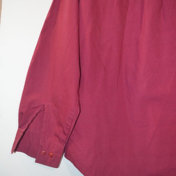 CABIN CREEK (R) Long Sleeves Red Button-Down Shirt Front Pocket Small/Chico - Picture 5 of 12